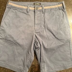 Express Men's Navy Blue Shorts